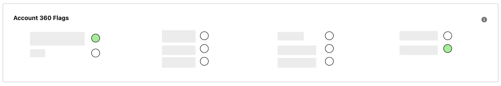 Account 360 Flags Component